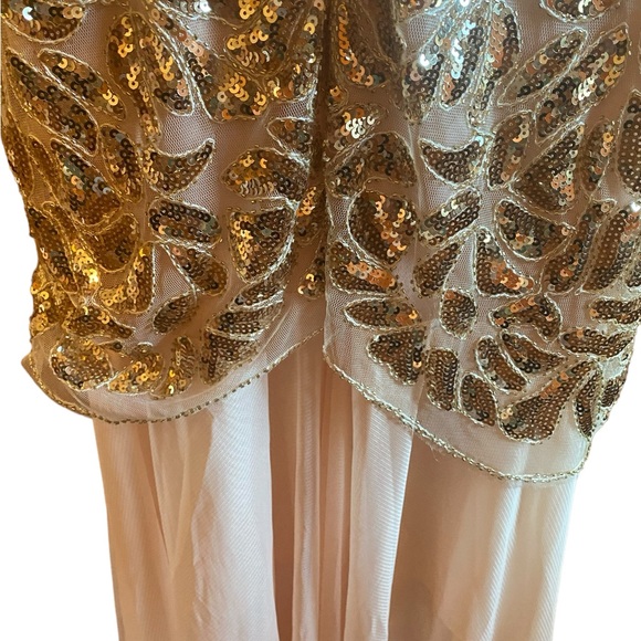 PrettyGuide Women’s Peach/Champagne/Full Length Gatsby Dress/XXL-NWT - Picture 8 of 8